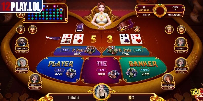 Baccarat 12Play – Khám Phá Game Bài Và Chiến Thuật Thắng Lớn 3 Tối ưu hóa kết quả trong Baccarat 12Play