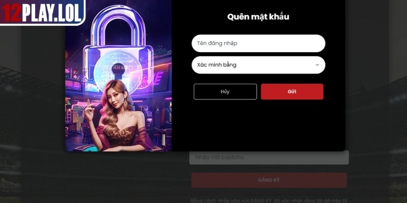 Cách giải quyết vấn đề khi đăng nhập 12Play