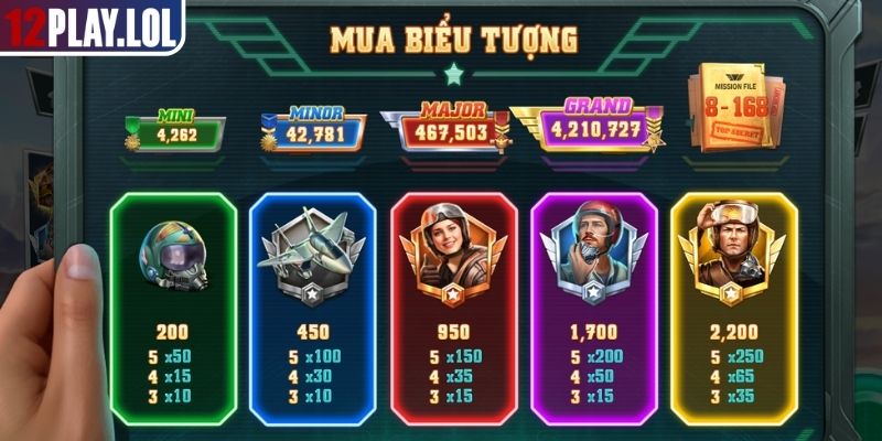 Phi Đội Xung Kích 12Play - Game Slot Bắn Súng Không Gian 2 Mini game bắn hạ quái Phi Đội Xung Kích
